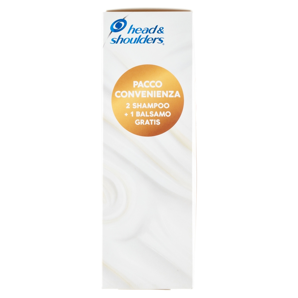 Head & Shoulders Shampoo Antiforfora 2x250ml+1 Balsamo CuteCapelli 220ml Gratis - Lisci e Setosi